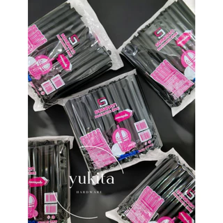 (1ห่อเล็ก) หลอดไข่มุก หลอดมุก หลอดชาไข่มุก หลอดใหญ่ ปลายแหลม ไม่ห่อฟิล์ม แบบสั้น ยาว หลอดดูดน้ำ