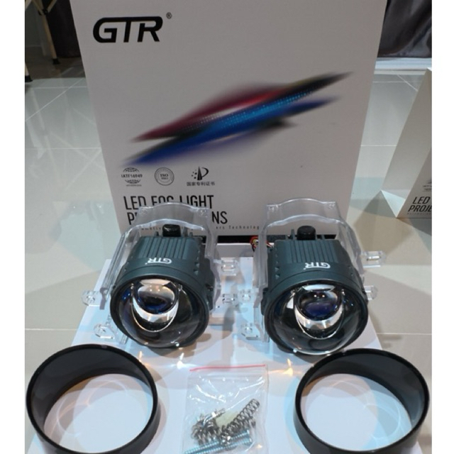 ตัดหมอก GTR laser 3สี Gen2024 ไฟตัดหมอก LED Projector 45W ขนาด 3 นิ้ว