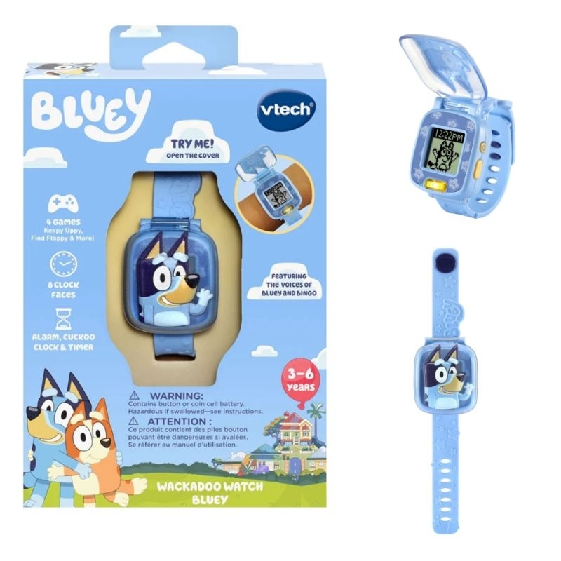 Vtech Watch จาก อเมริกา : VTech Bluey Kids Learning Watch