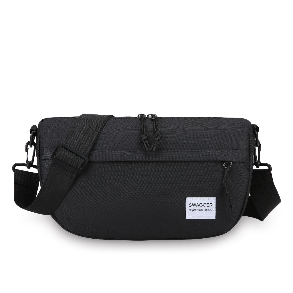 กระเป๋าสะพายข้าง ผ้าแคนวาส (GC-106) Cross Body เก็บของได้เยอะ Street Style