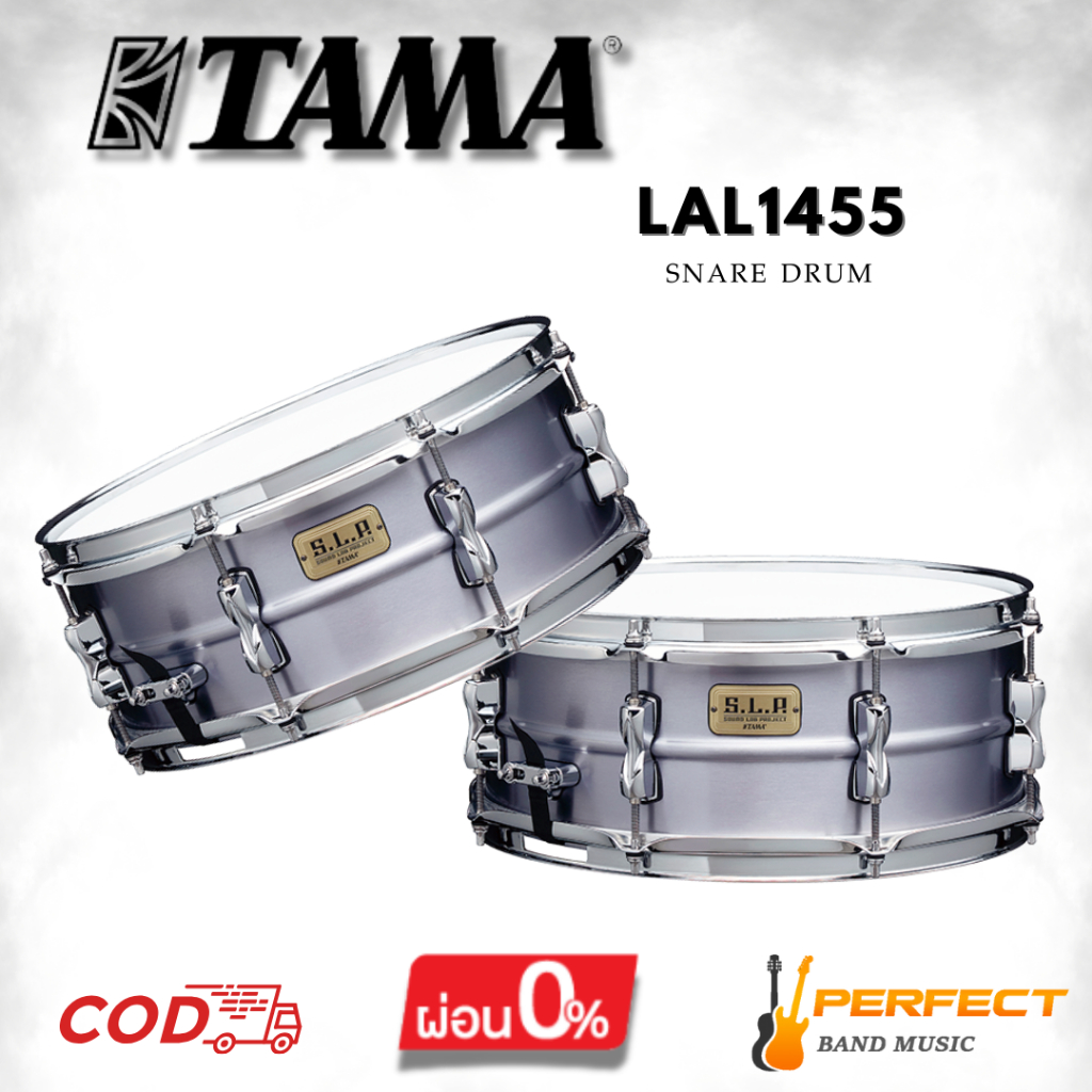 กลองสแนร์ TAMA LAL1455 S.L.P.Project 14"x 5.5" Classic Dry Aluminum [ผ่อน 0% 10เดือน]