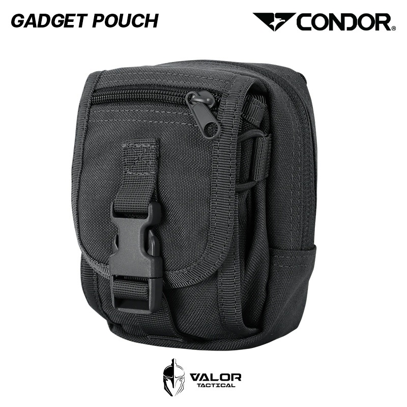 Condor - Gadget Pouch [Black] กระเป๋าเล็ก ขนาดพกพา เพ้า รองรับ Molle กระเป๋าพกพา ยุทธวิธี