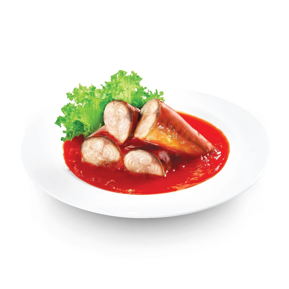 ปุ้มปุ้ย ปลาแมคเคอเรลในซอสมะเขือเทศ รสเข้มข้นพิเศษ แพ็ค 10 กระป๋อง (Less Sodium 26%) thumbnail 4