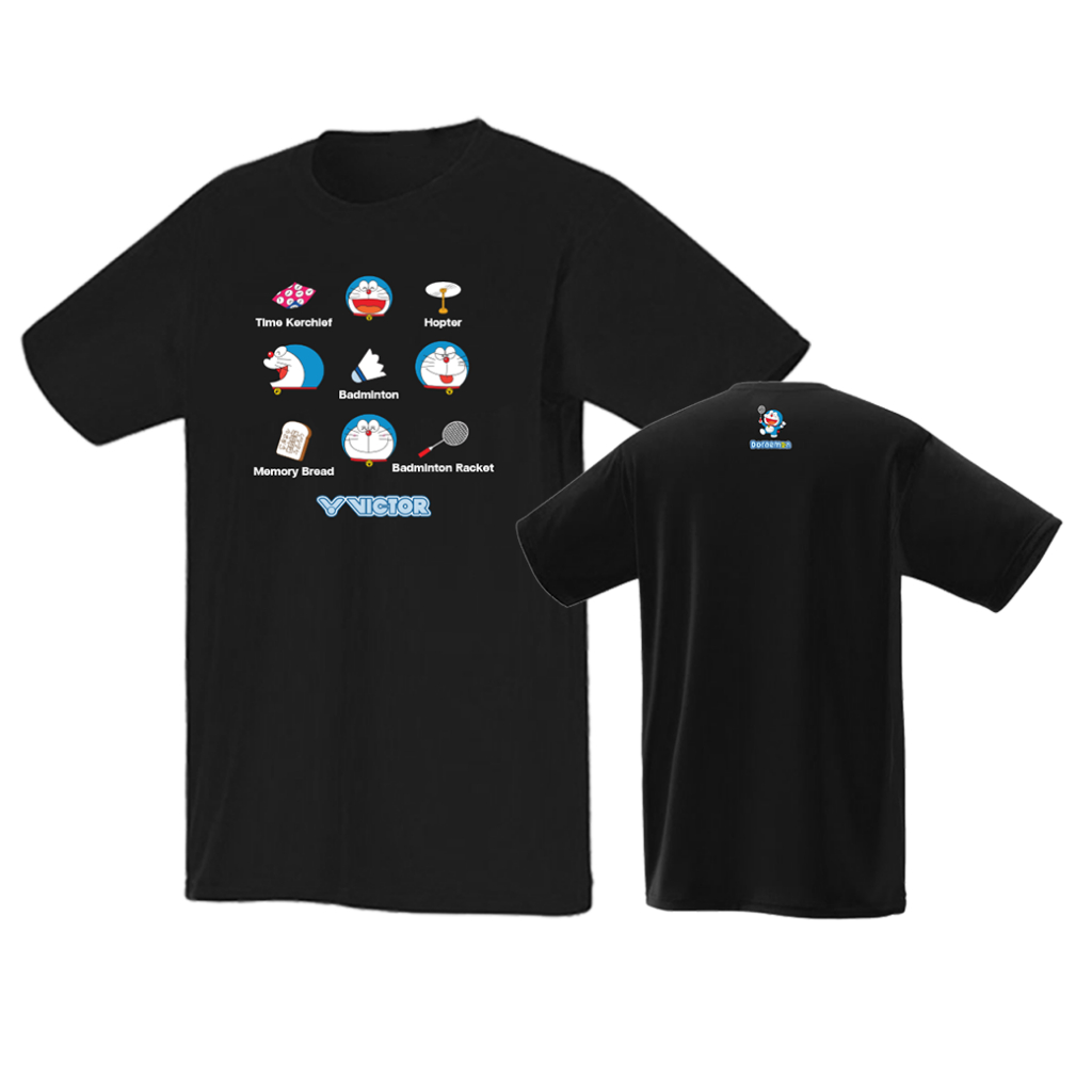 เสื้อกีฬาแบดมินตัน Victor x Doraemon โดเรม่อนอุปกรณ์