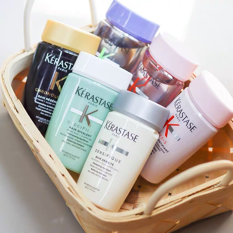 【จัดส่งที่รวดเร็ว】 Kerastase Bain Shampoo Travel Size 80ml เคเรสตาส แชมพู Hair Care