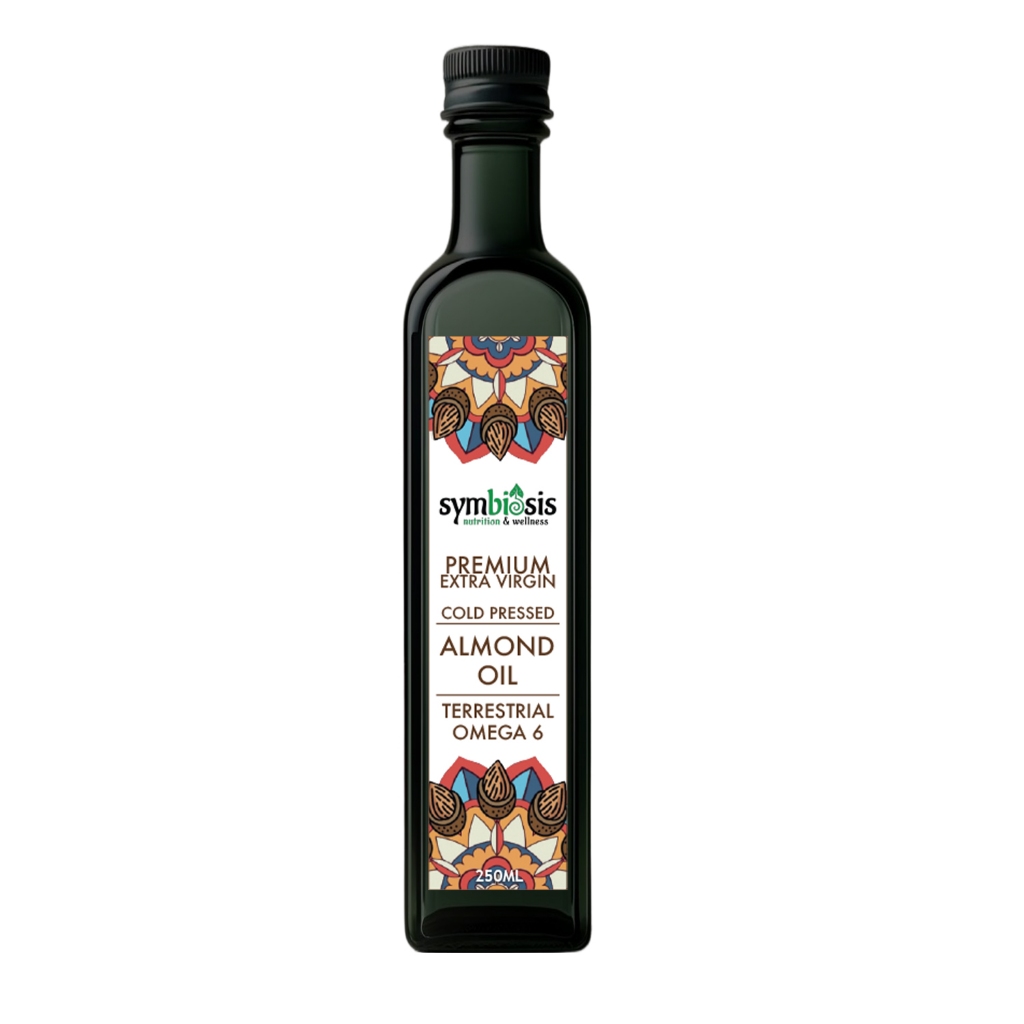 Symbiosis l Premium Extra Virgin Cold-Pressed Almond Oil (100ml / 250ml/500ml)