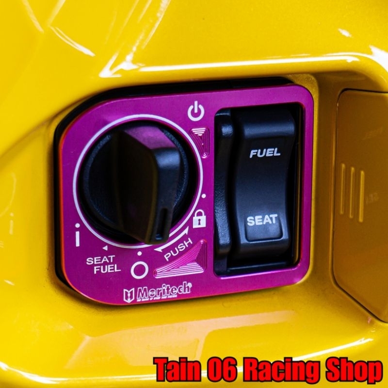 ฝาครอบสวิตช์กุญแจ CNC หนา 3 mm / CLICK-160 / GIORNO-125+ / LEAD-125 / PCX-160 [Moritech]