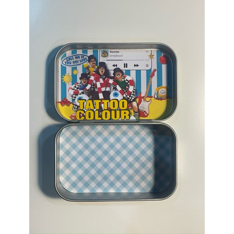 กล่องเหล็กวง Tattoo Colour band Altoids Wallet