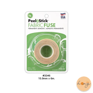 ☑️กาวสองหน้าติดผ้า ไม่ต้องรีด ไม่ต้องเย็บ Peeln Stick Fabric Fuse Iron-On Adhesive Tape #3346 #3201 [พร้อมส่งในไทย]
