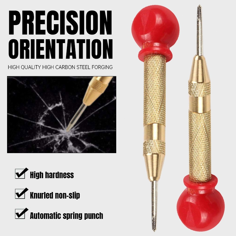 🏠 ดอกเจาะไม้ เหล็กตอกนำศูนย์ เหล็กนำ ตัวเจาะนำอัตโนมัติ เหล็ก งานช่าง งานเหล็ก ไม้ อลูมิเนียม PVC โลหะ พลาสติก กระเบื้อง - รูปที่ 2