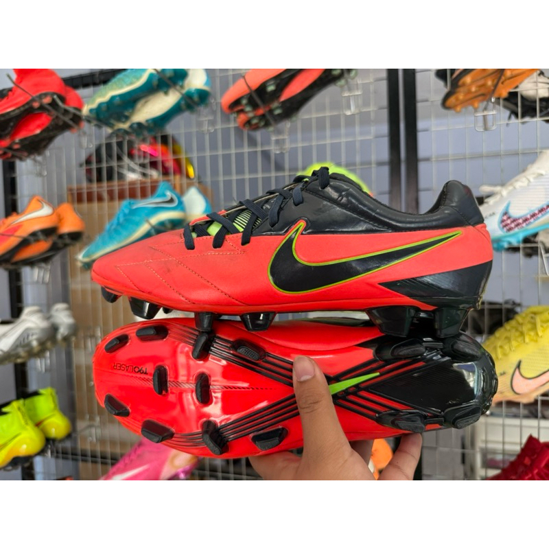 Nike T90 Laser 4 FG Red