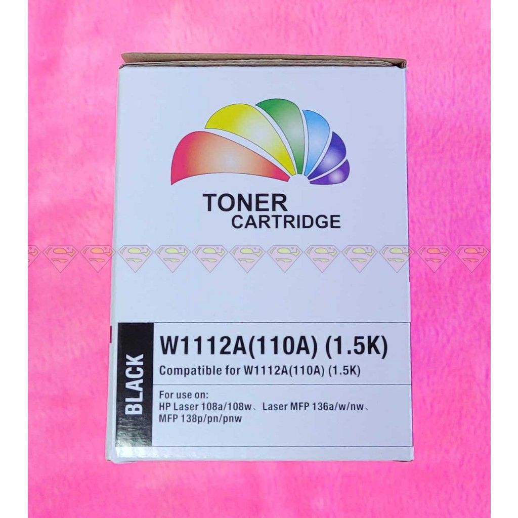 TONER HP 110A สีดำ BLACK (W1112A) CARTRIDGE หมึกเทียบเท่า