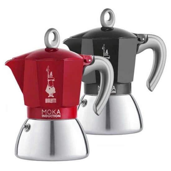 Bialetti Moka Induction สำหรับเตาแม่เหล็กไฟฟ้า 4 ถ้วย 6 ถ้วย เตาแม่เหล็กไฟฟ้า ของแท้ 100%