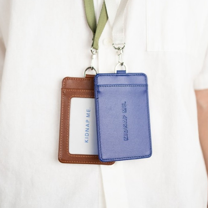 ซองหนังใส่บัตรพนักงาน ซองใส่บัตรแบบหนัง(ไม่รวมสาย) CARD HOLDER KIDNAP ME.