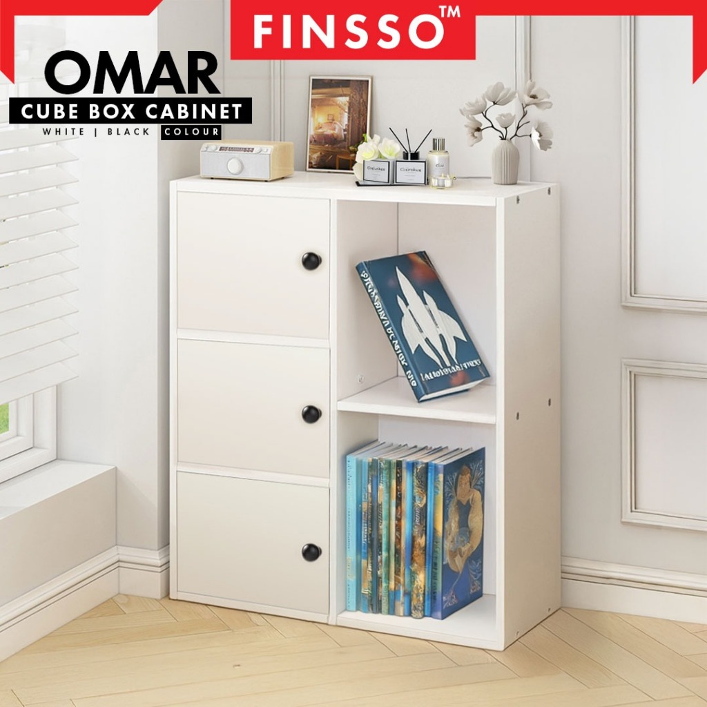 พร้อมส่ง Finsso !! ชั้นวางของ ชั้นวางหนังสือ ชั้นอเนกประสงค์ New Omar Bookshelf/Storage Organizer Ca