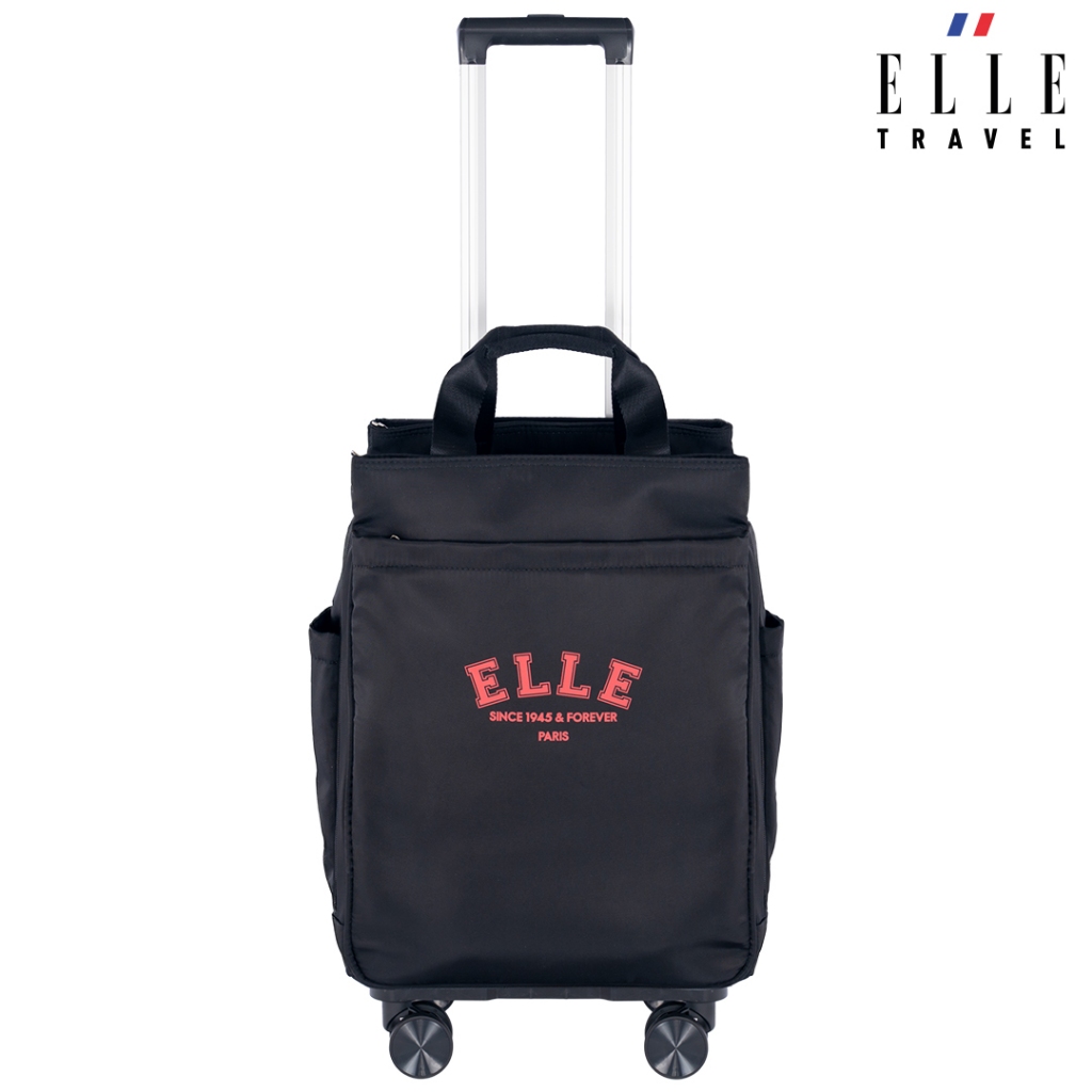 Elle Travel Ksata Collection, 18" Multi-purpose 100% Nylon from Korea Water Resistant , Backpack With Detachable Trolley