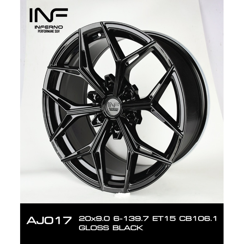ล้อแม็กขอบ20 6x139.7  FLOW FORMING INFERNO