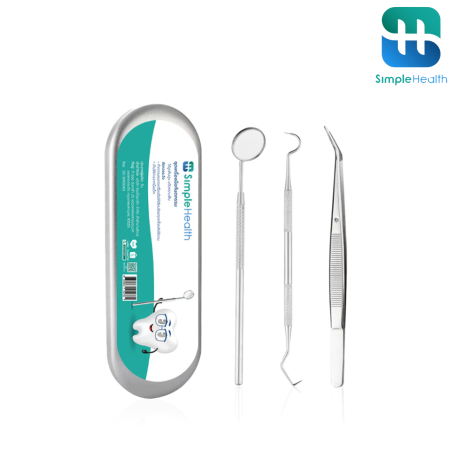 SimpleCare ที่ขูดหินปูน ชุดขูดหินปูน ขูดหินปูน 6 ชิ้น ชุดดูแลสุขภาพช่องปาก ดูแลช่องปาก อุปกรณ์ดูแลช่องปาก