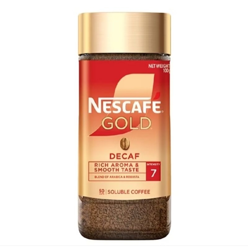 Nescafe Gold Decaf เนสกาแฟ โกลด์ ดีแคฟ (Rich&Smooth) 100 g.