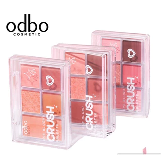 Odbo Eye Blush Crush Eyeshadow Palette #ODS04 โอดีบีโอ อาย บลัช ครัช อายแชโดว์ พาเลท 6 กรัม