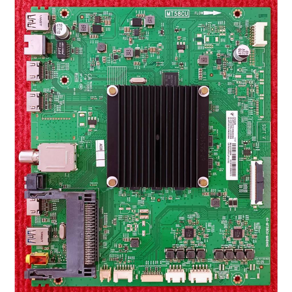 เมนบอร์ด TCL LED49C2US , LED55C2US พาสบอร์ด 40-MT58CU-MAB4HG