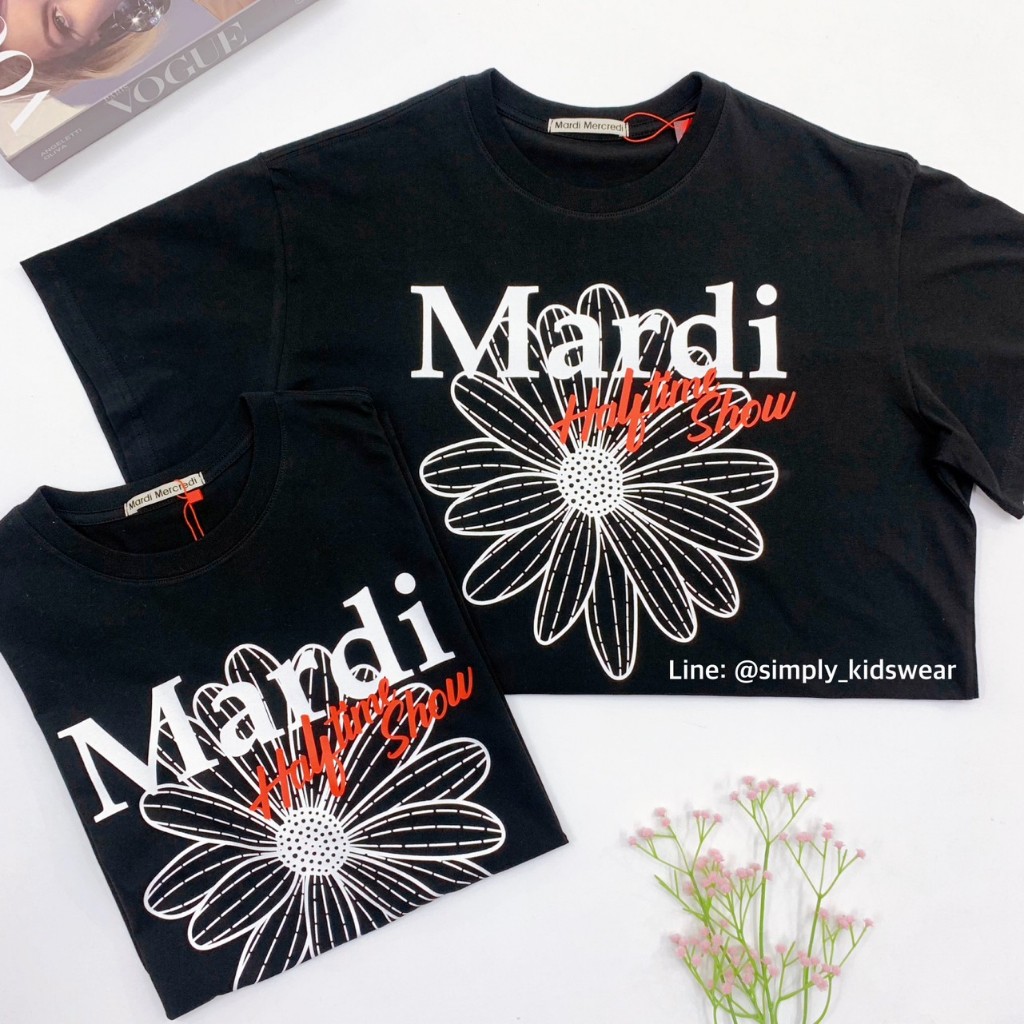 พร้อมส่ง Mardi Hilight T-Shirt (Black)