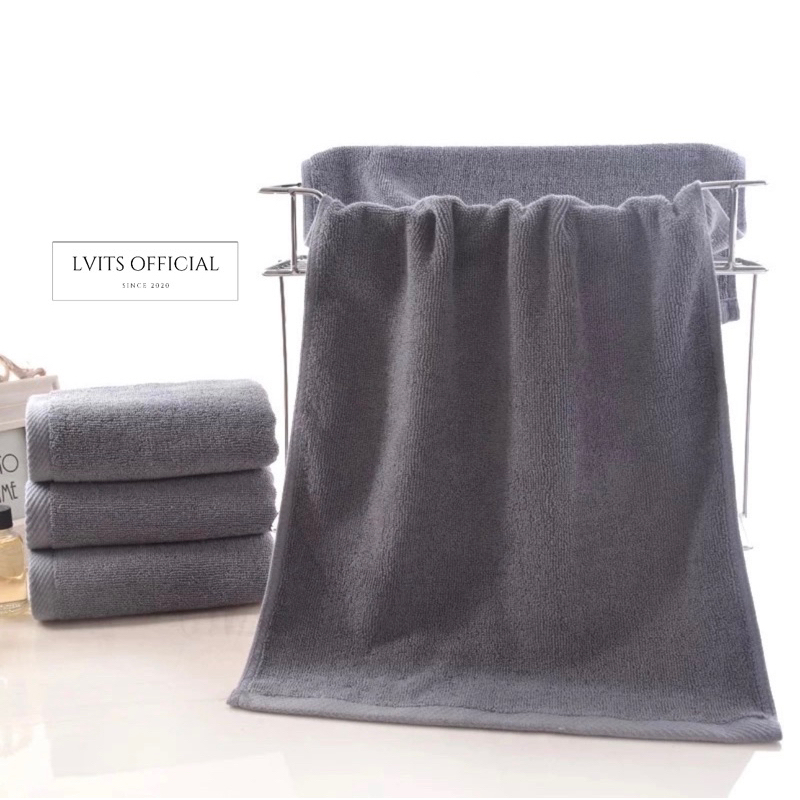 🔥พร้อมส่ง🔥 ผ้าเช็ดตัวเกรดโรงแรม ขนาด70x145cm 14ปอนด์ (หนานุ่ม ทนทาน ซับนำ้ดี)