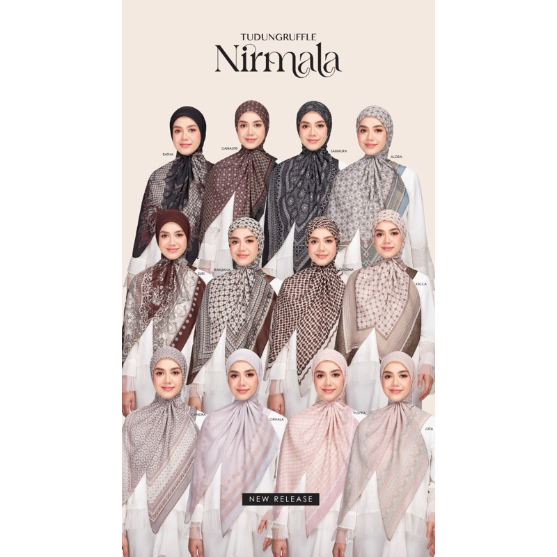 ❤️พร้อมส่ง❤️ ผ้าคลุม TUDUNG RUFFLE รุ่นใหม่ล่าสุด