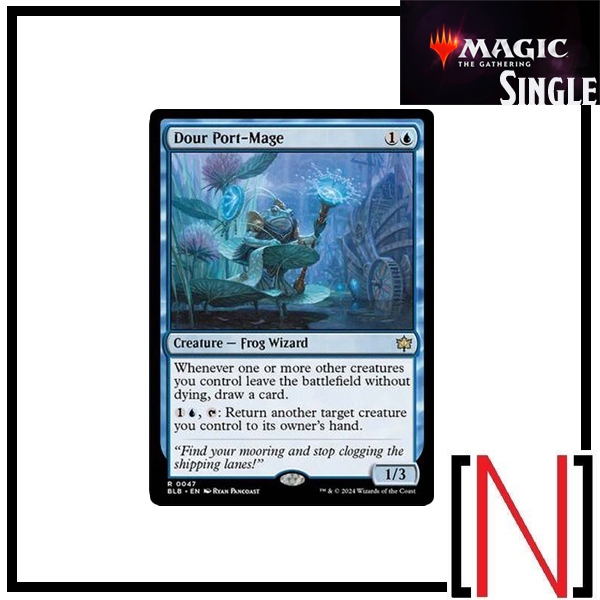 [MTG][Single][BLB] Dour Port-Mage ระดับ Rare [ภาษาอังกฤษ]