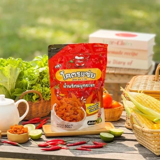 ✅น้ำพริกหมูกระจกโคตรแซ่บขนาดครึ่งกิโล (500g) น้ำพริกกากหมู น้ำพริกหมูกระจก มี 6 รสชาติให้เลือก
