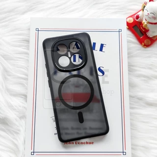 เคส Redmi Note 14 5G / 14 Pro / 15 Pro เคสแม่เหล็ก กันกระแทก ฝาหลังแข็ง ส่งจากไทย Frosted Case