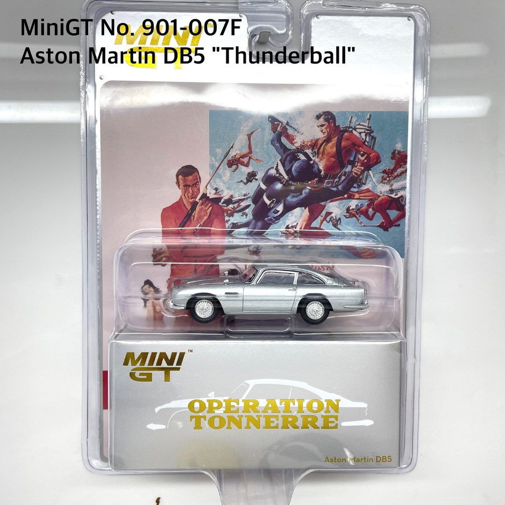 MiniGT No. 901-007F  Aston Martin DB5 “Thunderball” / blister package
