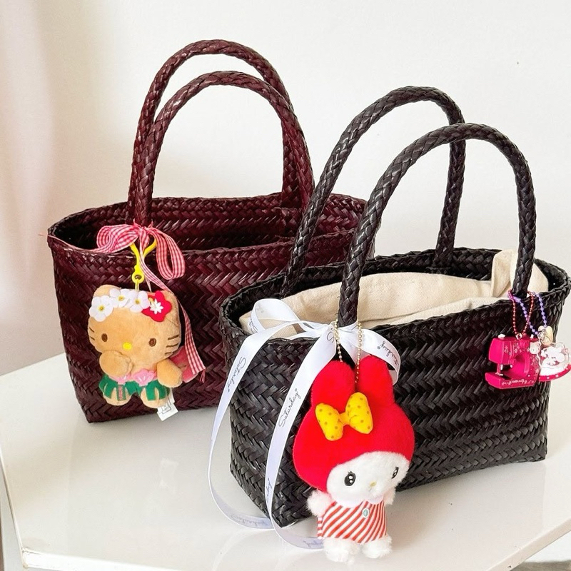 Tiny Blooming Bag กระเป๋าสานสุดดีงาม ทำจากกระจูด น่ารักสุดๆ