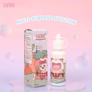 [ กด2คู่ รับโปร1แถม1 ] LUNAR - Multi-purpose Solution 60 ml. นํ้ายาแช่คอนแทคเลนส์ สูตรอ่อนโยน