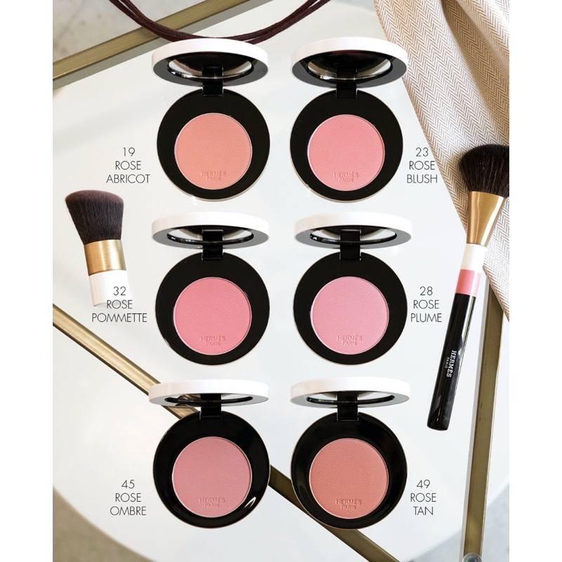 [เก็บโค้ดหน้าร้าน]  🟩 พร้อมส่ง  Hermes Silky Blush Powder ป้ายไทย พร้อมถุงแบรนด์