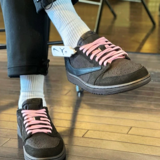 🇰🇷Jordan 1 x Travis Scott Retro Low OG SP Velvet Brown and Dark Mocha DM7866-202-  preorderoppa