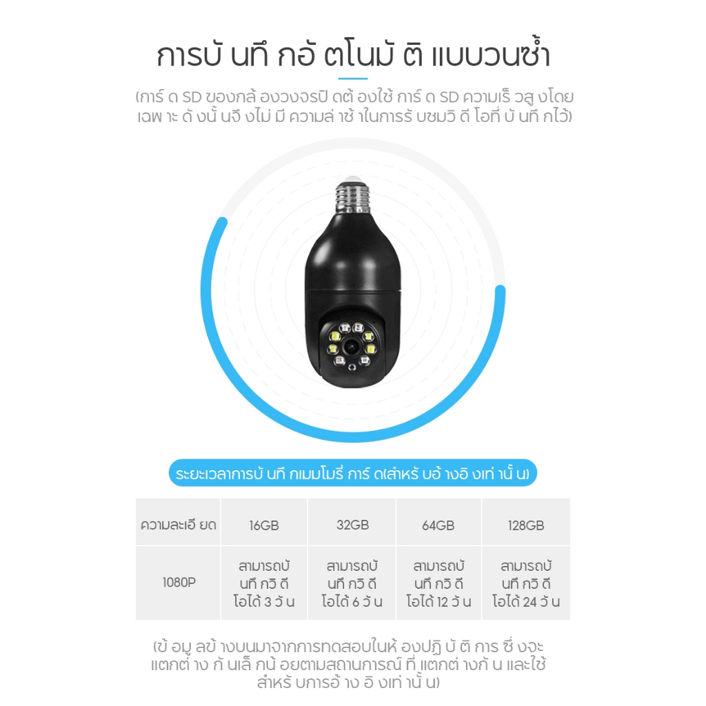 V380 Pro Q15 BULB PTZ กล้องติดตามอัตโนมัติไนท์วิชั่น 1080p กล้องวงจรปิดแบบไร้สาย IP กล้องรักษาความปลอดภัย