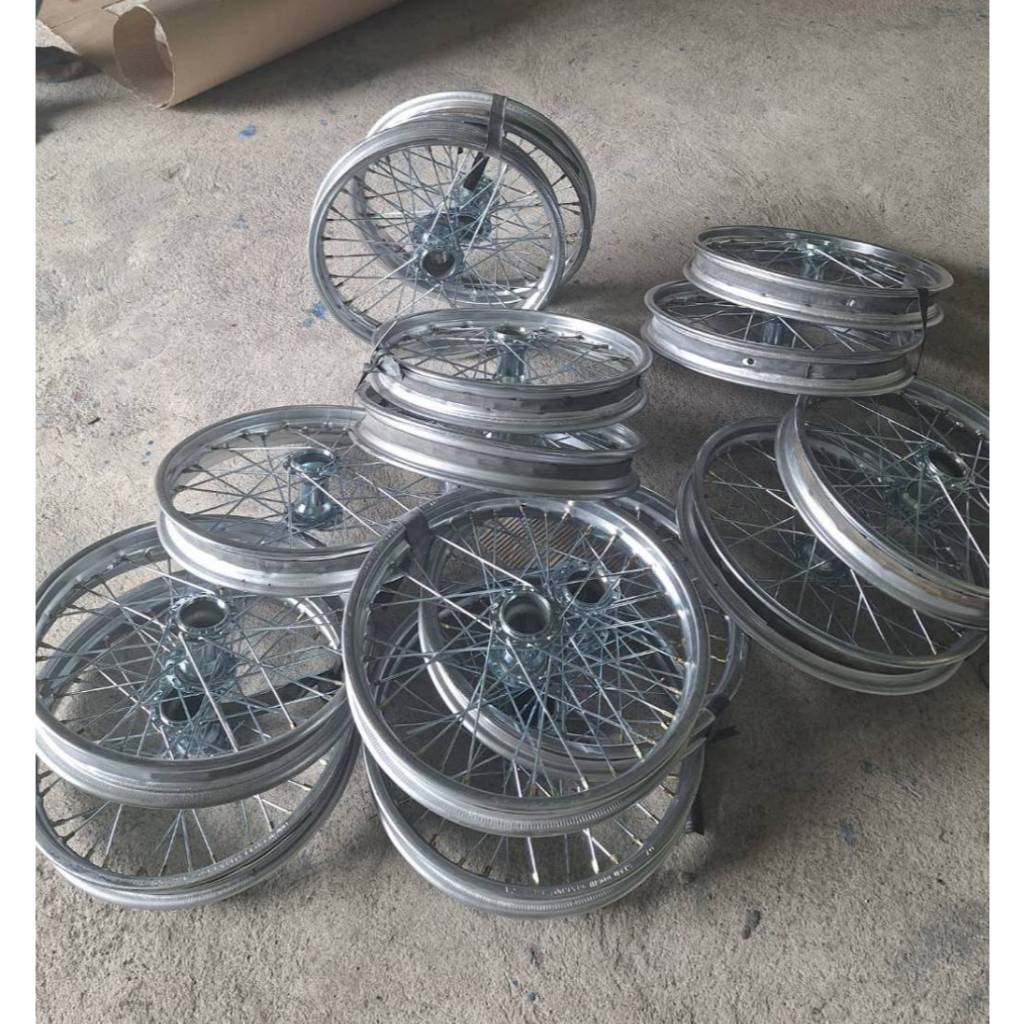 ขอบล้อรถเข็น 17 นิ้ว ประกอบสำเร็จ ล้อรถสาลี่ ล้อรถเข็นน้ำ (ของใหม่ทุกชิ้น)  1 วง มียางรอง ล้อรถเข็น - รูปที่ 5