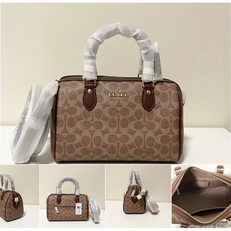 รุ่นใหม่และรุ่นเก่า ROWAN SATCHEL IN SIGNATURE CANVAS CH280 CH486 CR122 หมอน