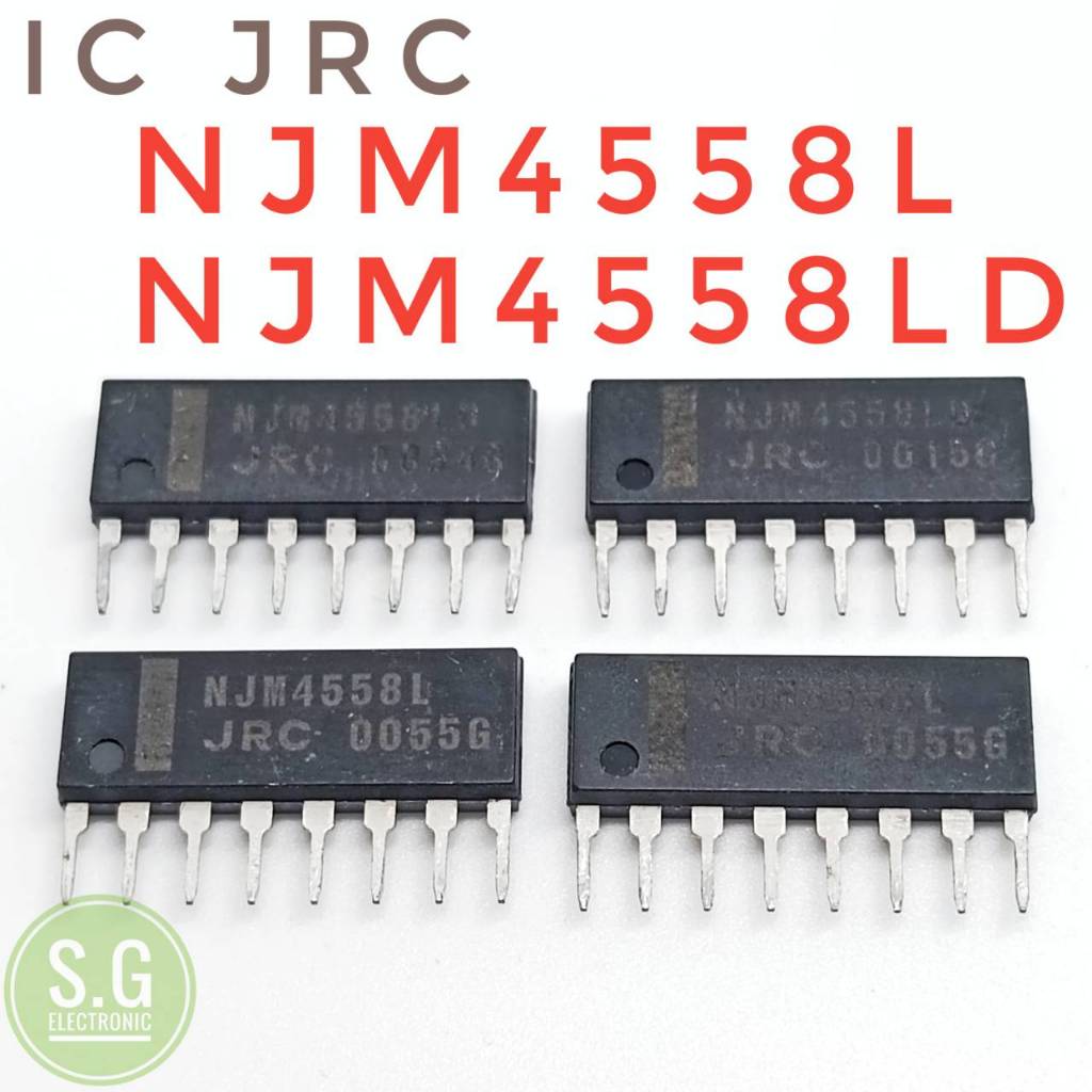 IC JRC NJM4558L / NJM4558LD / IC Dual Audio Op Amp