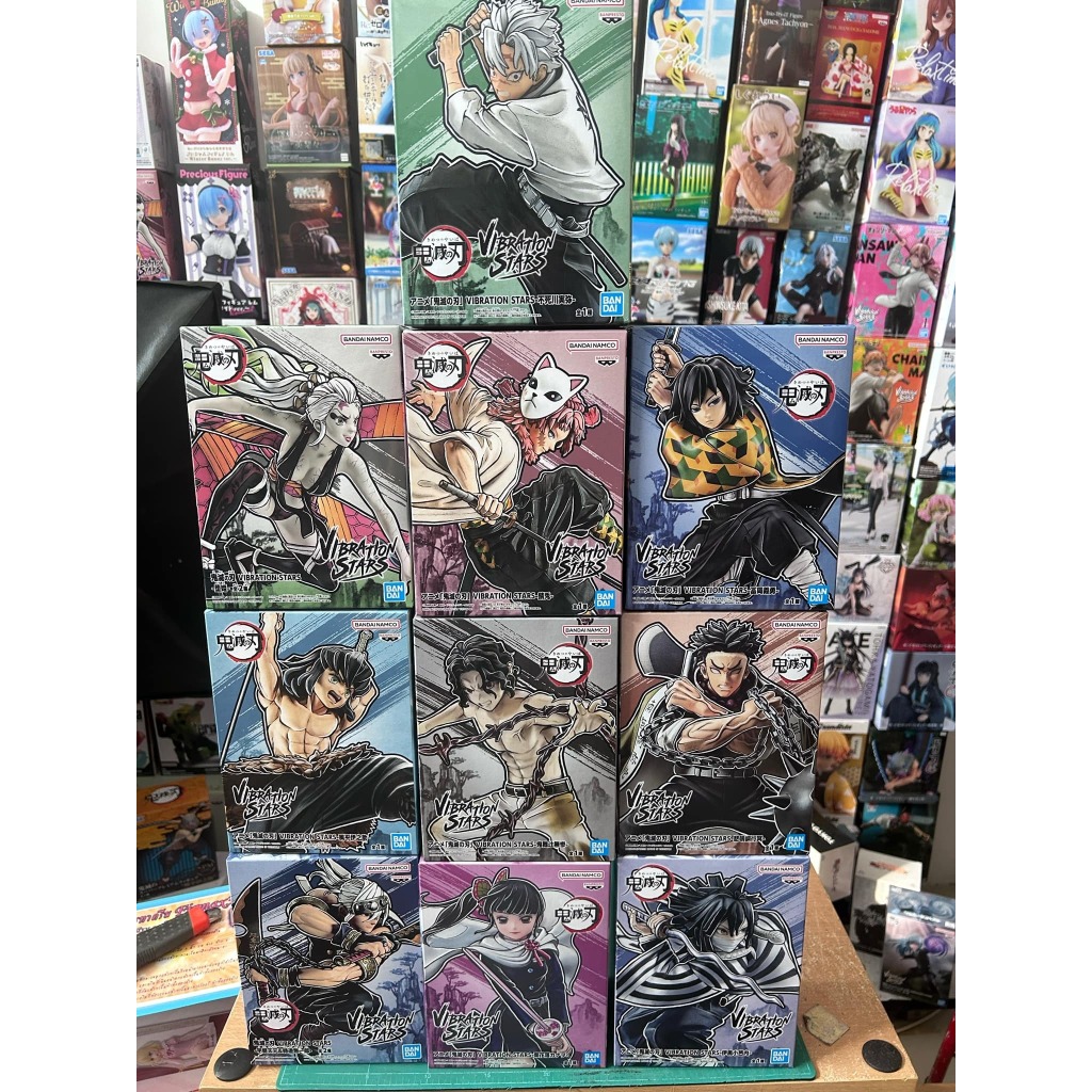 พร้อมส่ง/รวมโมเดลดาบพิฆาตอสูรไวเบชั่น มือ1 ฟิกเกอร์แท้จากญี่ปุ่น/Kimetsu no Yaiba Vibration stars ze