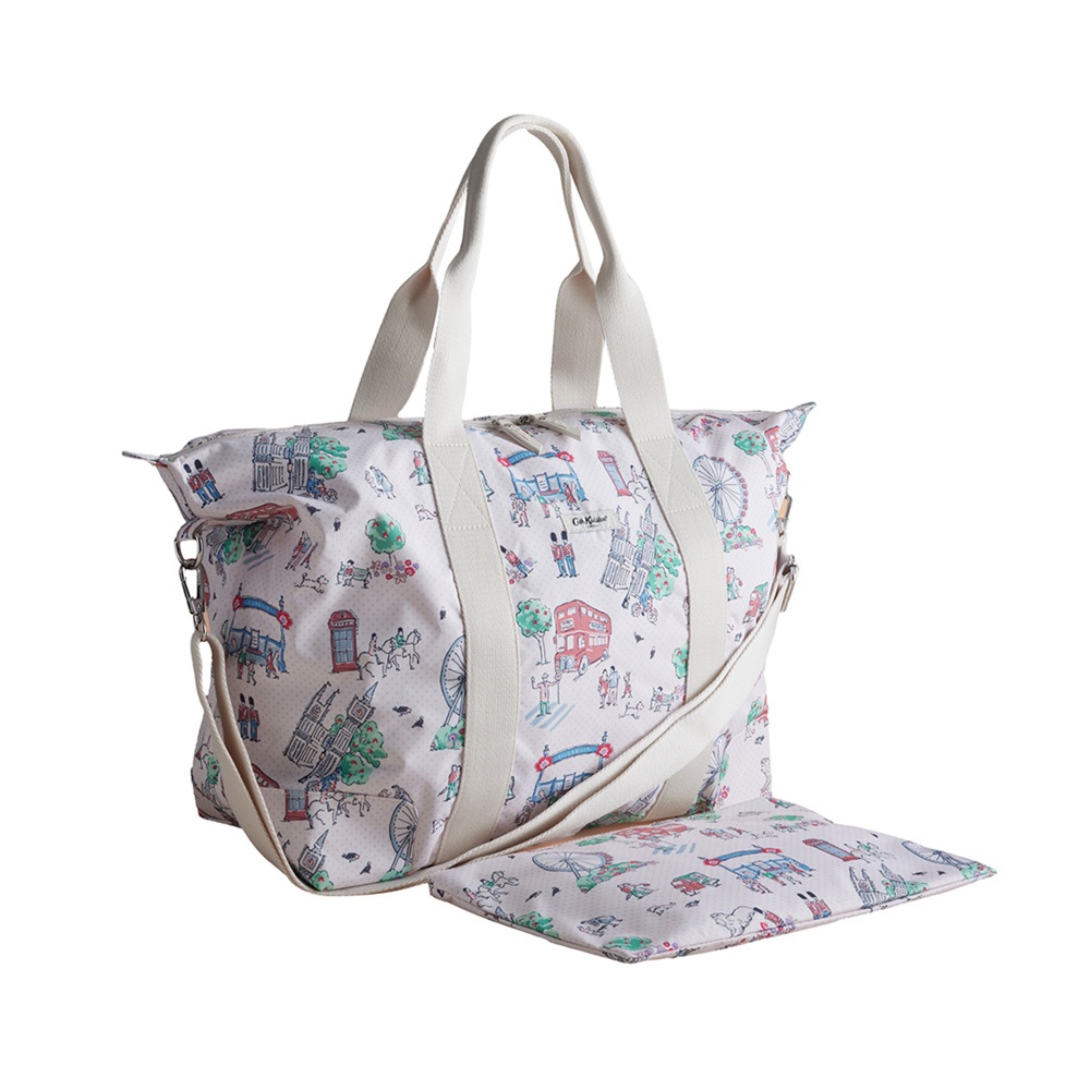 Cath Kidston Female Overnight Bag Lovely London Ecru