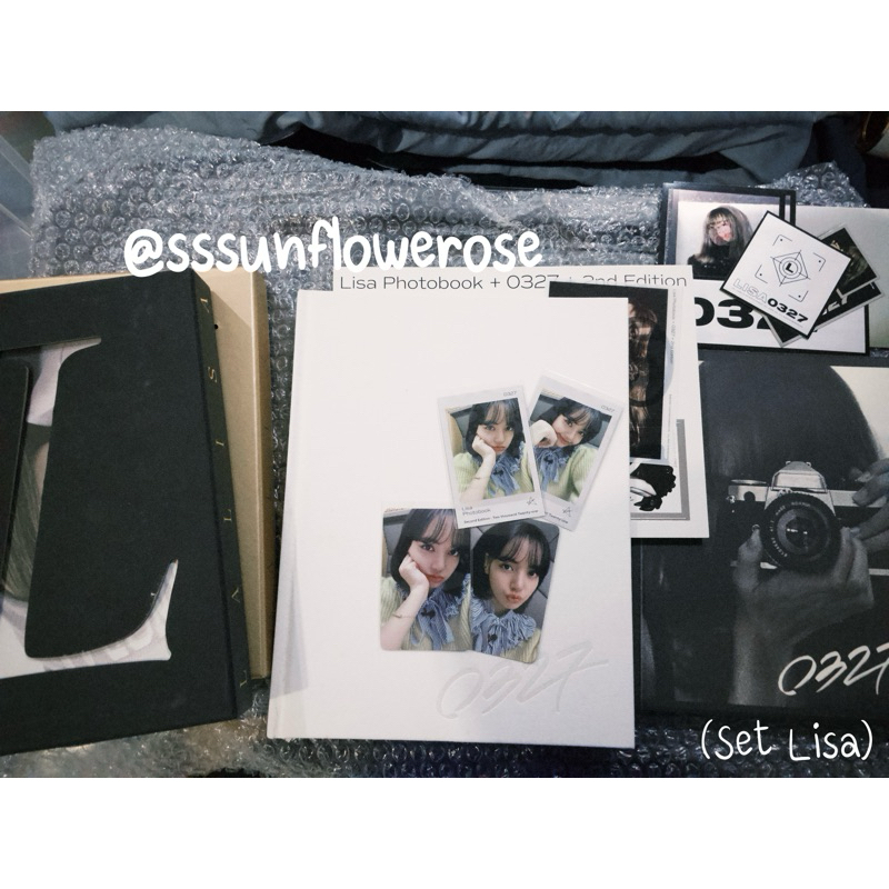 ✨พร้อมส่ง LISA 0327 Photobook VOL.1,2 + (YG/Ktown POB)