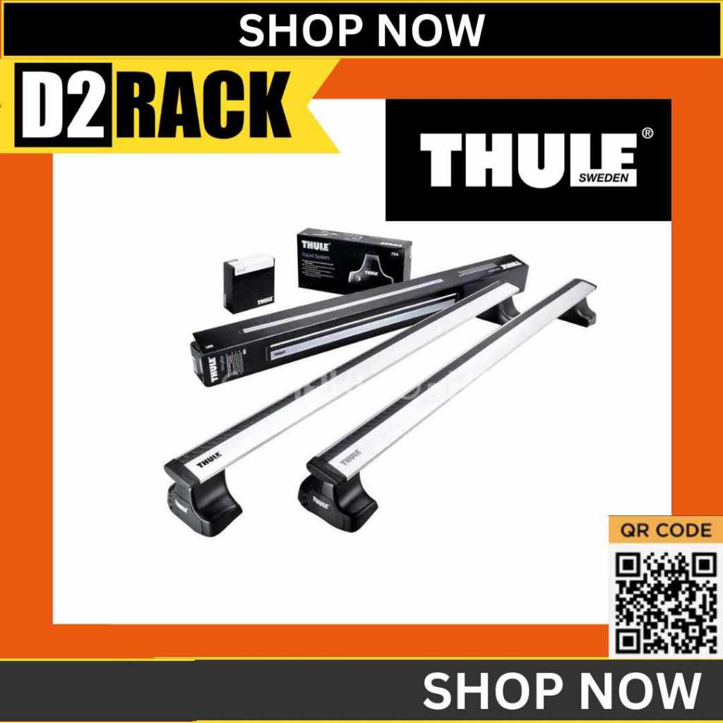 แร็คหลังคา THULE สำหรับ Honda ชุดขาจับ+คานขวาง Roof Rack ตรงรุ่น CRV HRV Civic City Accord BRV Jazz 