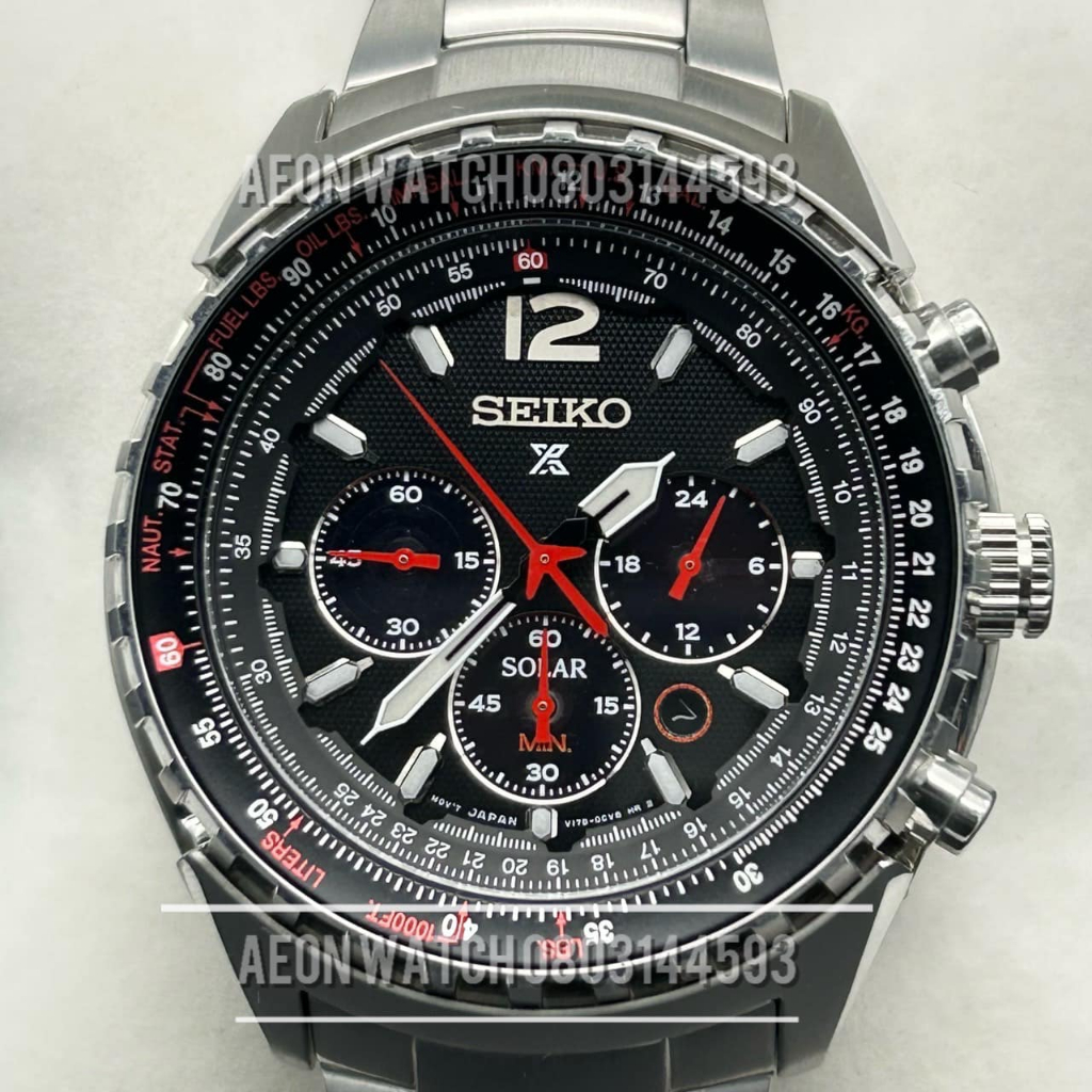 Seiko Prospex Aviation Sola Chronograph