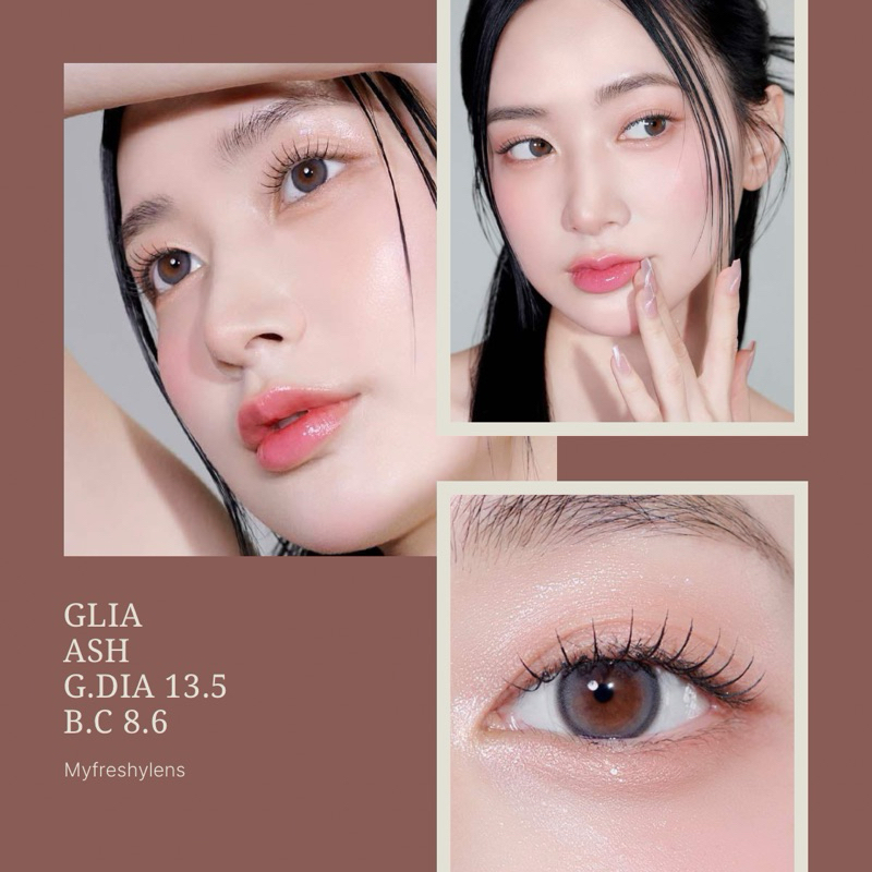 MYFiPN รุ่น gliaสี ash คอนแทคเลนส์เกาหลีรายเดือน