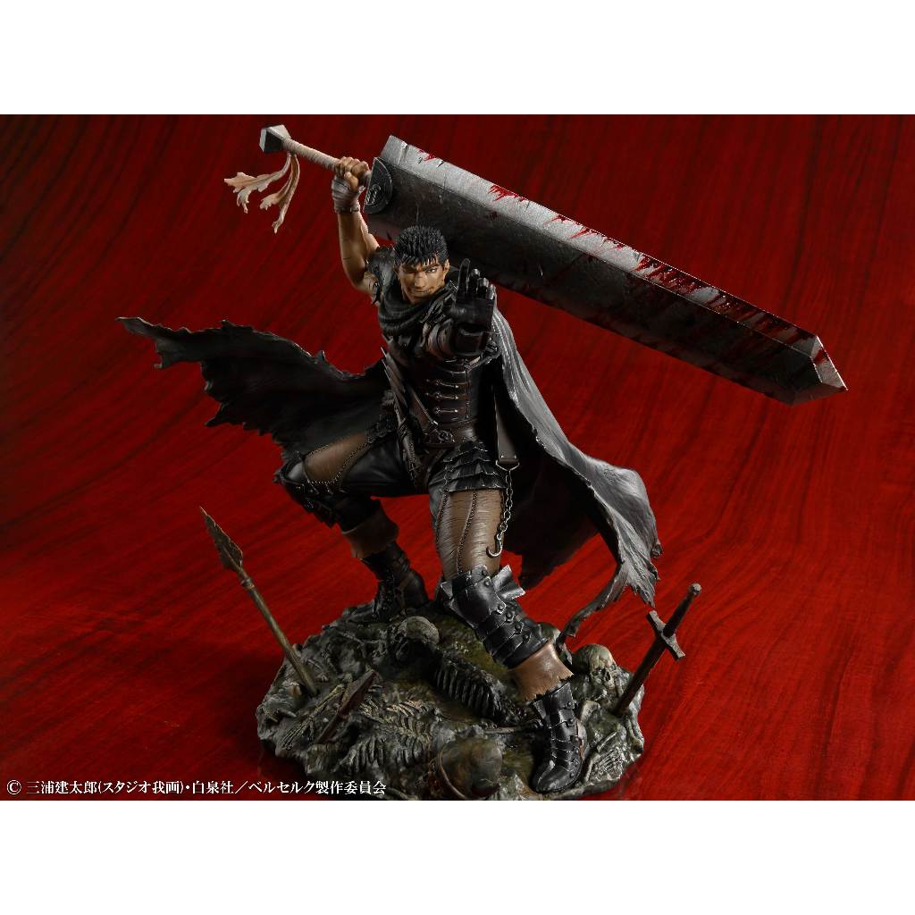 (524454) Guts Black Swordsman Ver.: Berserk 1/7 Scale by Medicos Entertainment