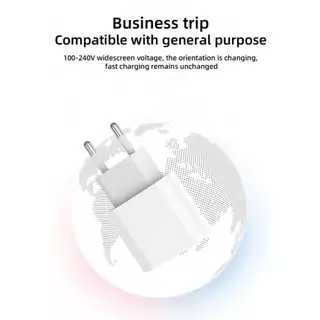 Power Adapter Sajai อะแดปเตอร์ SJ-70 20W TYPE-C ปลั๊กชาร์จแบบEU USB-C Power Adapter