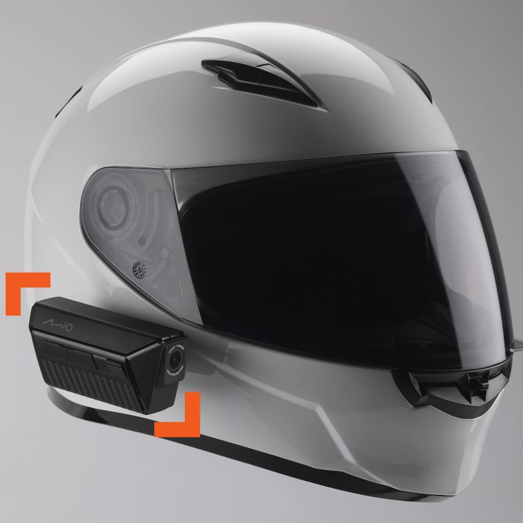 กล้องติดหมวกกันน็อค Mio MiVue™ MP30 GPS กล้องหน้า-หลัง คมชัดสูง ความละเอียด 2K มี GPS ในตัว thumbnail 7