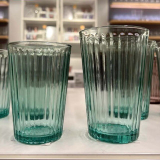 แก้วน้ำแก้วใสทำจากกระจกนิรภัยเทมเปอร์,ความจุ310ml.ใส่ได้ทั้ง…